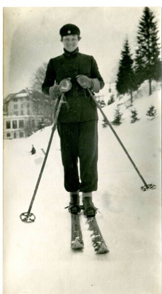 Naomi Overend was skiing in Austria in 1938 when it was annexed into Nazi Germany. Picture: courtesy of Airfield, Dundrum, and the OPW-Maynooth University Archive and Research Centre