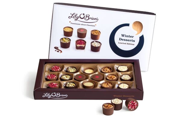 Lily O'Brien's Winter Desserts Limited Edition chocolates 