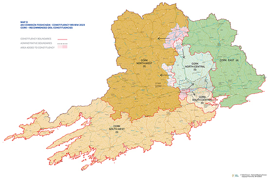 Cork Constituency Map