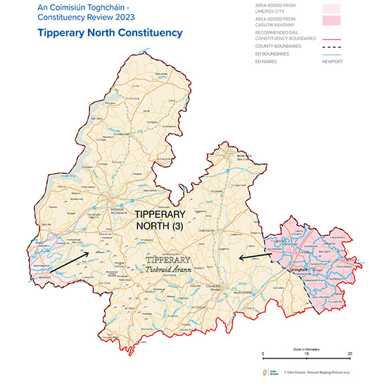 Tipperary North Constituency Map