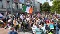 Watch: Solidarity protest in Cork
