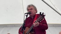 Watch: John Spillane debuts song about Michael Collins at new statue unveiling