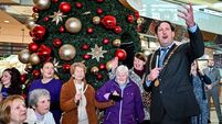 Watch: Lord Mayor sings Oh, What a Beautiful Mornin' with clients of the Alzheimer's Society of Ireland