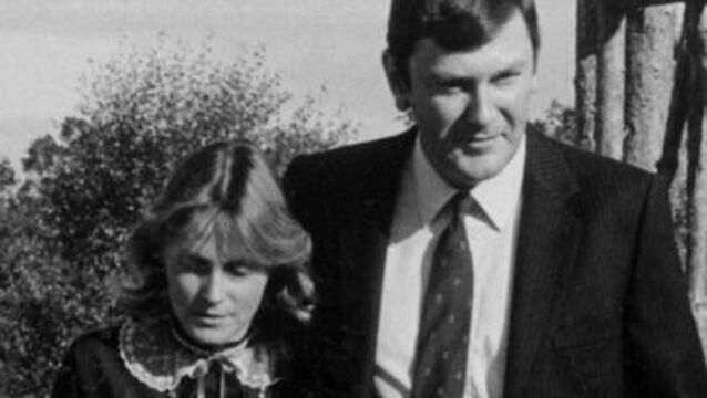 <p>Ben Dunne with his wife Mary on October 22, 1981, shortly after they were reunited after he had been kidnapped and held for ransom for a week by the IRA. Picture: Lensmen/Irish Examiner Archive</p>