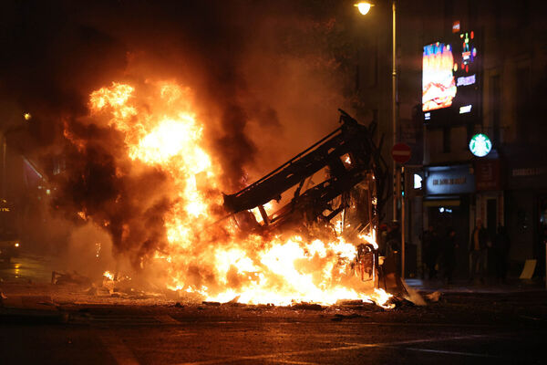 The rioting in Dublin was beamed around the world as if Ireland had taken its place among  nations where such upheaval is no longer alien. Picture: Sam Boal/Rollingnews.ie