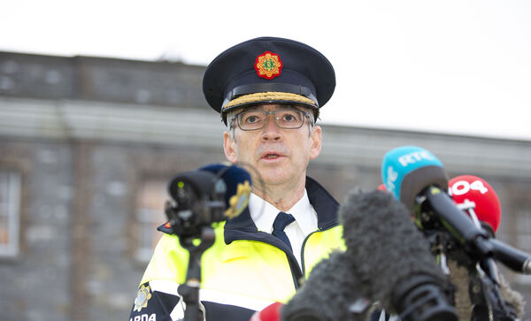 Garda Commissioner Drew Harris. Individual gardaí were brave and risked serious injury but questions remain about how quickly or otherwise management reacted to the gathering storm. Picture: Gareth Chaney/Collins