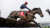 JJ Levin on Fastorslow clears the last behind Patrick Mullins on Appreciate It but comes home to win 26/11/2023
