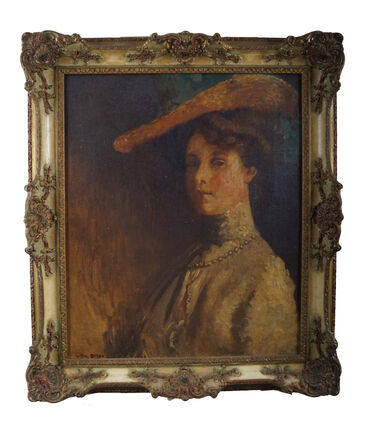 Sir William Orpen's 'Portrait of Mrs. Wertheimer (nee Trautz)' at Sheppard's.