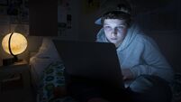 Online Young Teen in His Bedroom