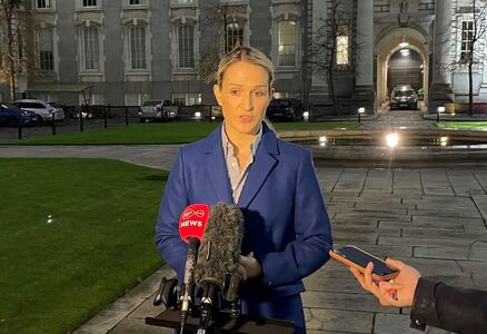 Justice Minister Helen McEntee’s position has been questioned in the aftermath of the riots. Picture: PA