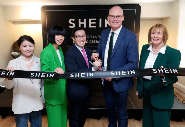 The opening of Shein's Dublin headquarters. The IDA said it 'received assurances' relating to the company's 'commitment to environmental sustainability'.