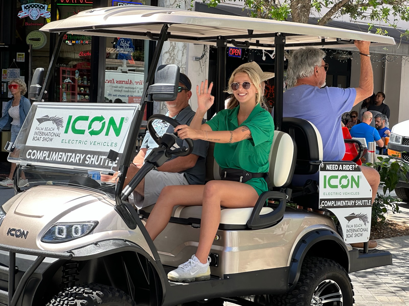 Palm Beach Boat Show - ICON EV Golf Carts